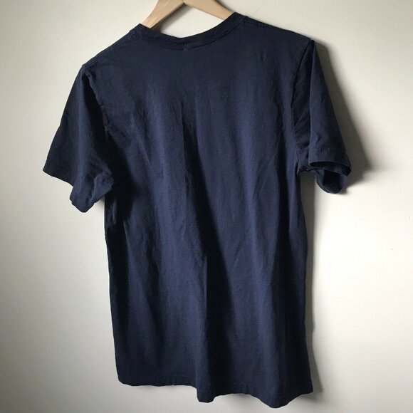 Fueled by Coffee and Country Music navy novelty t-shirt graphic tee women size L - Picture 5 of 5